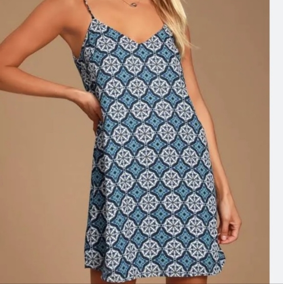 ❤️ ❤️ LULU'S XL Spaghetti Strap Shift Dress - Picture 2 of 7